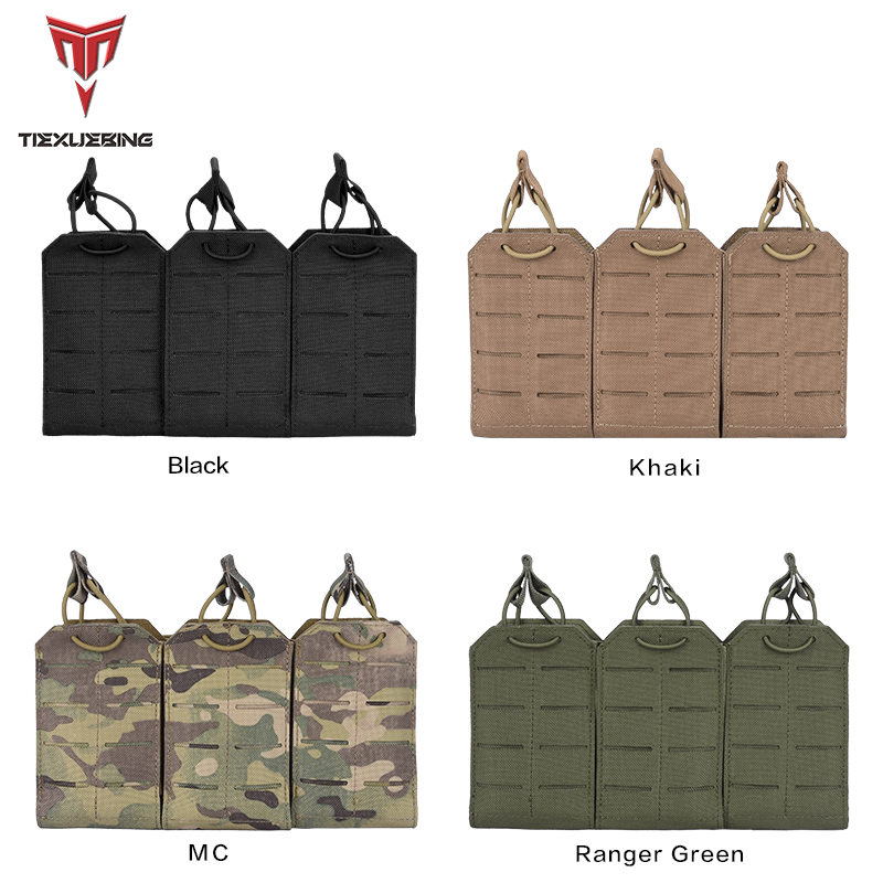 Cycling Gear Organization - TIEXUEBING Potrójna torba rowerowa MOLLE z